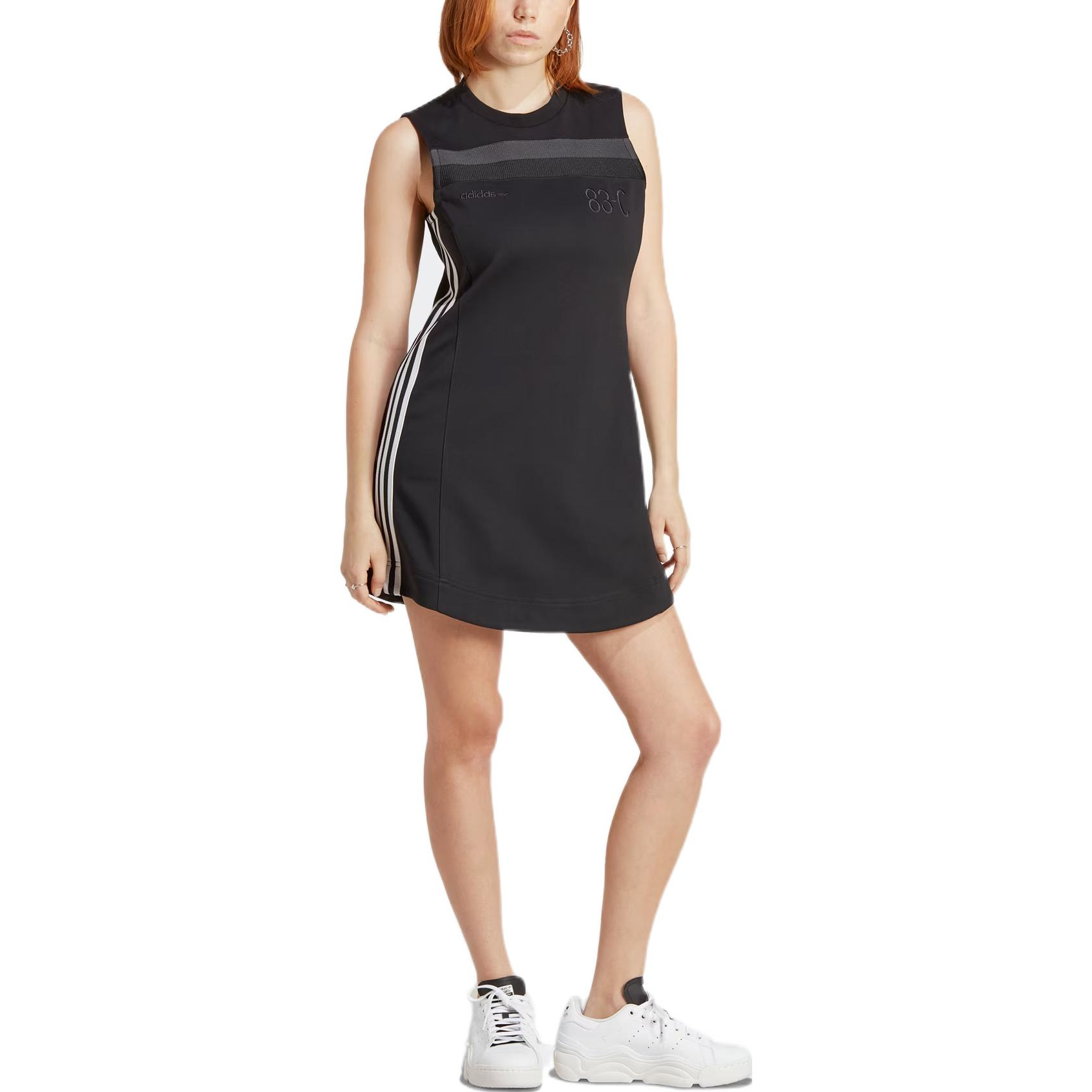(WMNS) adidas Blue Version 83-C Dress Asia Sizing 'Black' HR3419