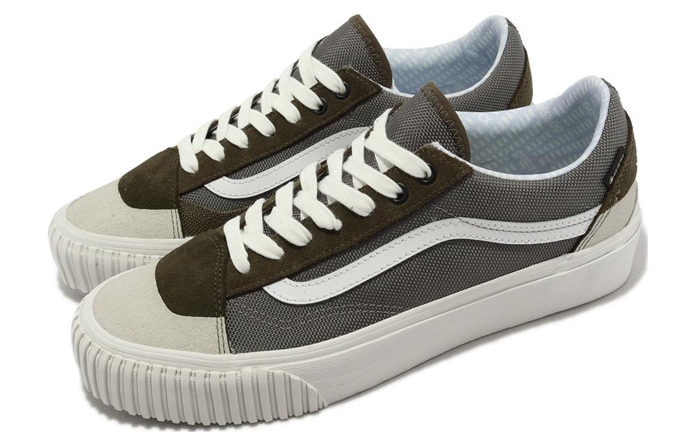 Vans Old Skool Gore-Tex Suede and Canvas Trainers 'Olive' VN0A4V9WOLV