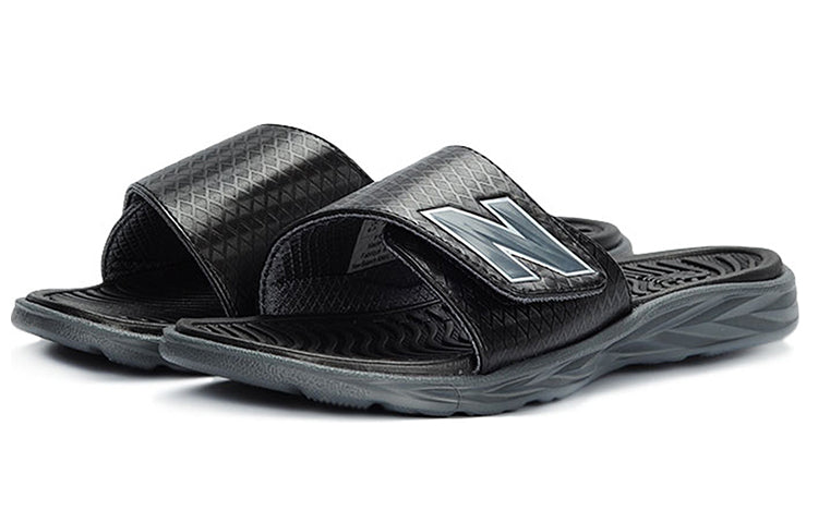 New Balance 3067 Series Response Fashion Casual Black Slippers 'Black Blue' M3067BGR