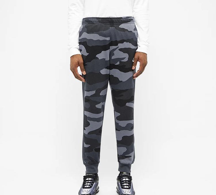 Nike Camouflage Printing jogging Long Pants Black White Camouflage  BV3628-022