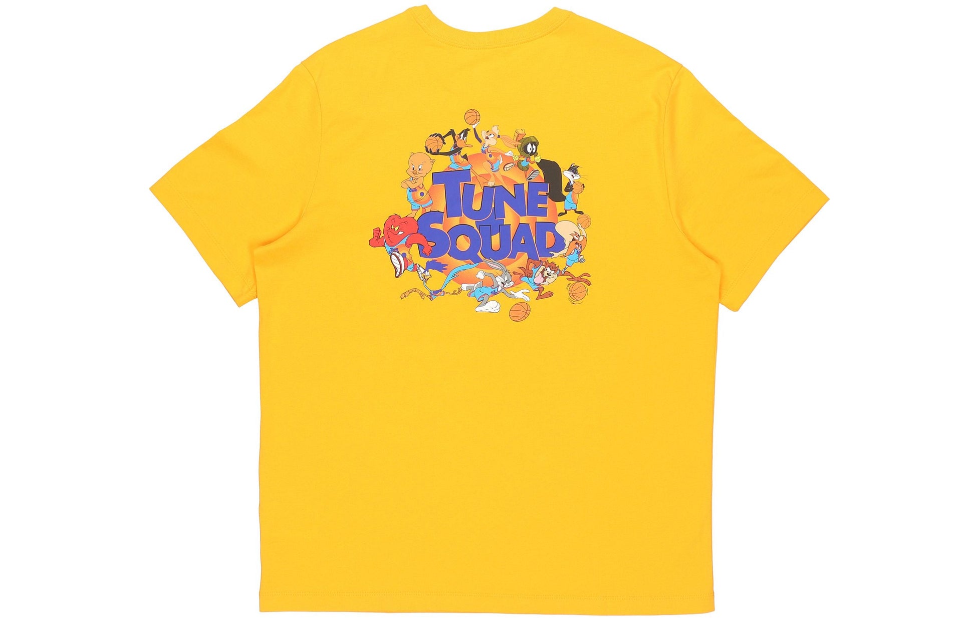 Nike x SPACE JAM Crossover Cartoon Printing Sports Round Neck Short Sleeve Gold Color DH3826-739