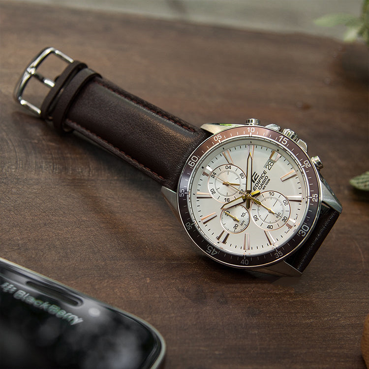 CASIO EDIFICE Serieses Men's Mens Brown Analog EFR-546L-7A