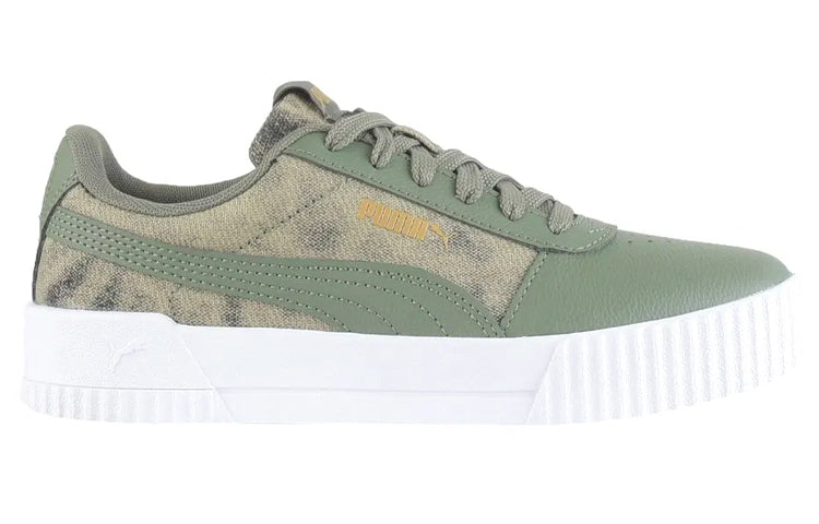 (WMNS) PUMA Carina Tie Dye Shoes Green 371117-03