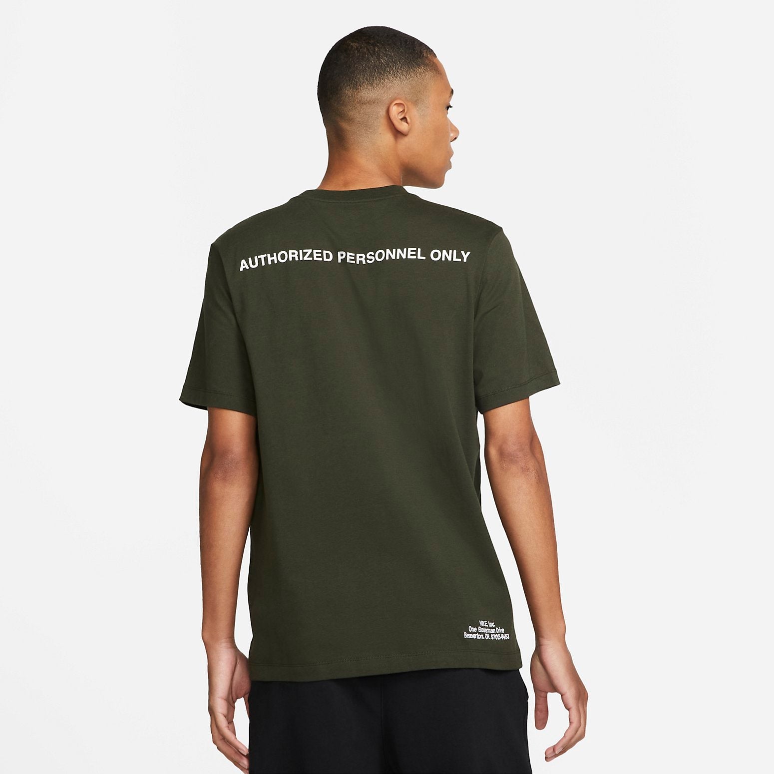 Nike Sportswear Tech Authorised Personnel T-shirt 'Black' DO8323-355