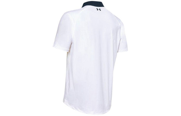Under Armour Iso-Chill Graphic Polo Shirt 'White Black' 1350980-100