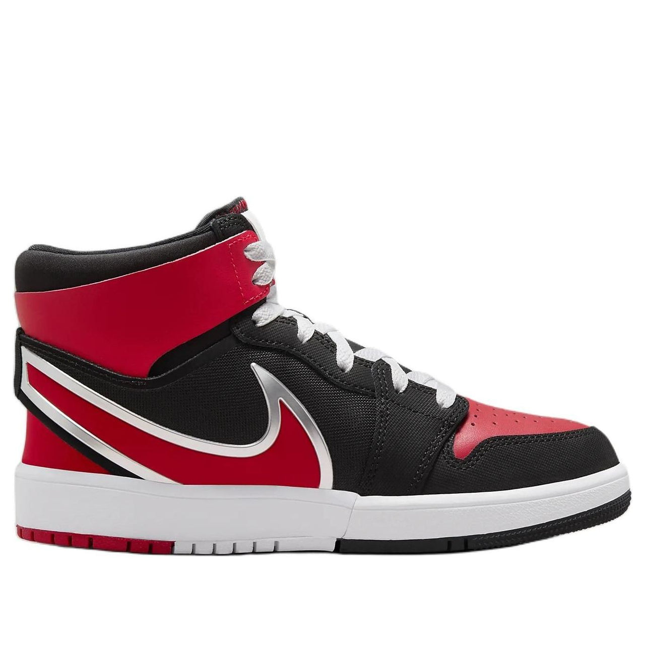 (GS) Air Jordan 1 Mid RM EasyOn 'Black White University Red' FQ1281-006