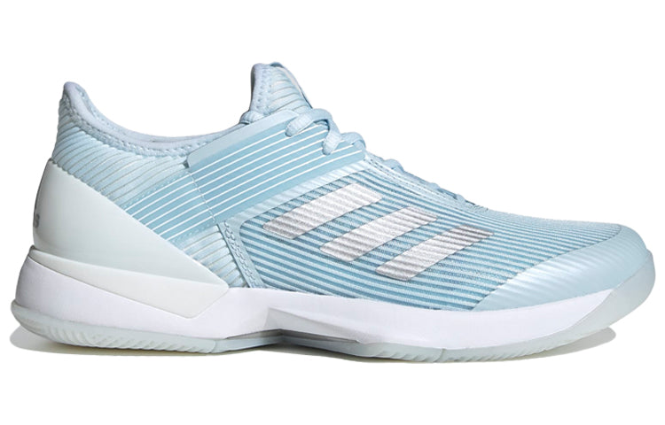 (WMNS) adidas Ubersonic 3 Hard Court Shoes Blue/White FU8149