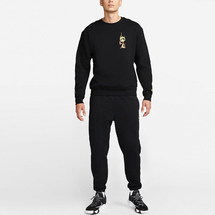 Air Jordan Brand x Hachimura Rui Crossover Long Sleeves Pullover 'Black' DV3127-010