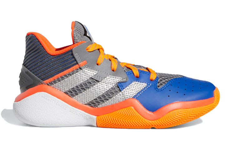 (GS) adidas Harden Stepback J 'Grey Royal Blue' FW8543