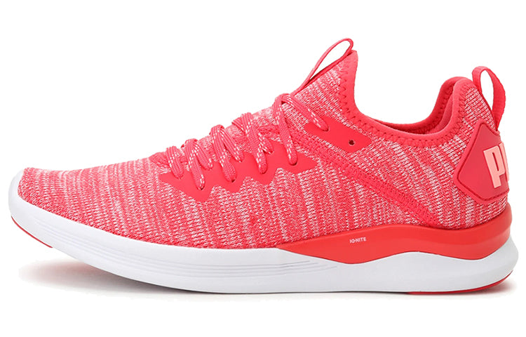 (WMNS) PUMA Ignite Flash Evoknit 'Red White' 190511-03