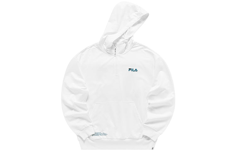 Men's FILA FUSION Skateboard Subject Printing Sports Loose White T11M133204F-WT