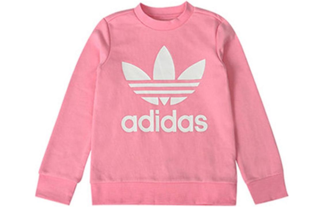 (PS) adidas Adicolor Crew Set Asia Sizing 'Pink' HK2924