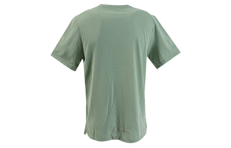 Nike Dri-fit Miler Future Fast Mesh Quick Dry Reflective Element Short Sleeve Green CJ6484-352