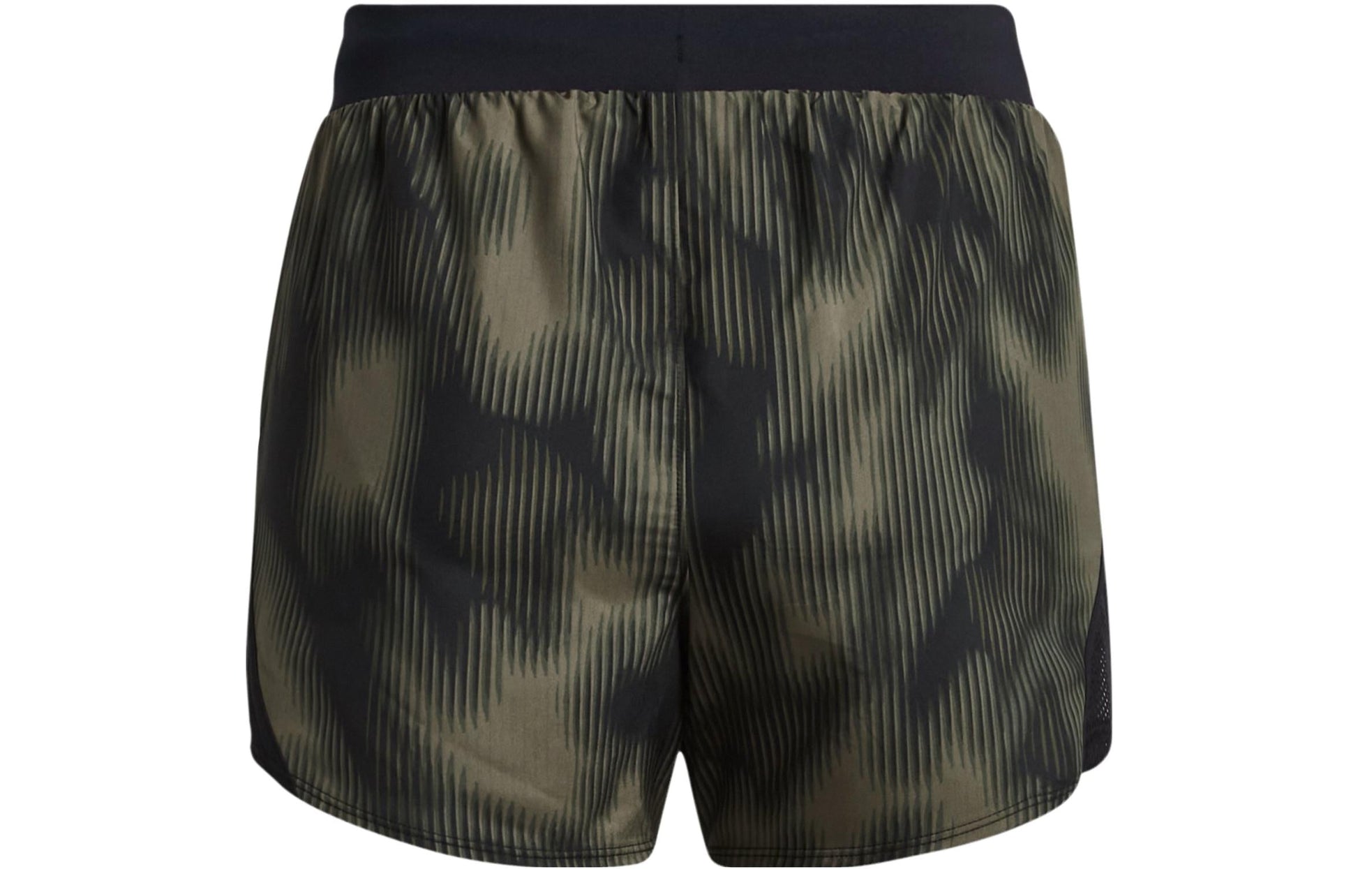 (WMNS) Under Armour Fly-By 2.0 Printed Shorts 'Black Green' 1350198-021