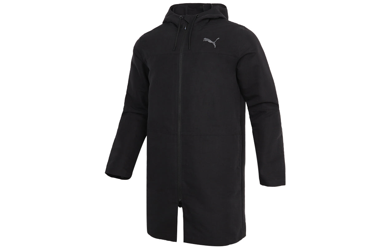 PUMA Full Sleeve Solid Jacket 'Black Grey' 588735-01