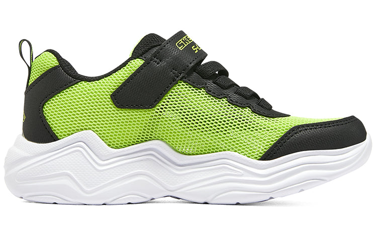 (GS) Skechers S Lights Erupters IV 'Green Black' 400128L-LMBK