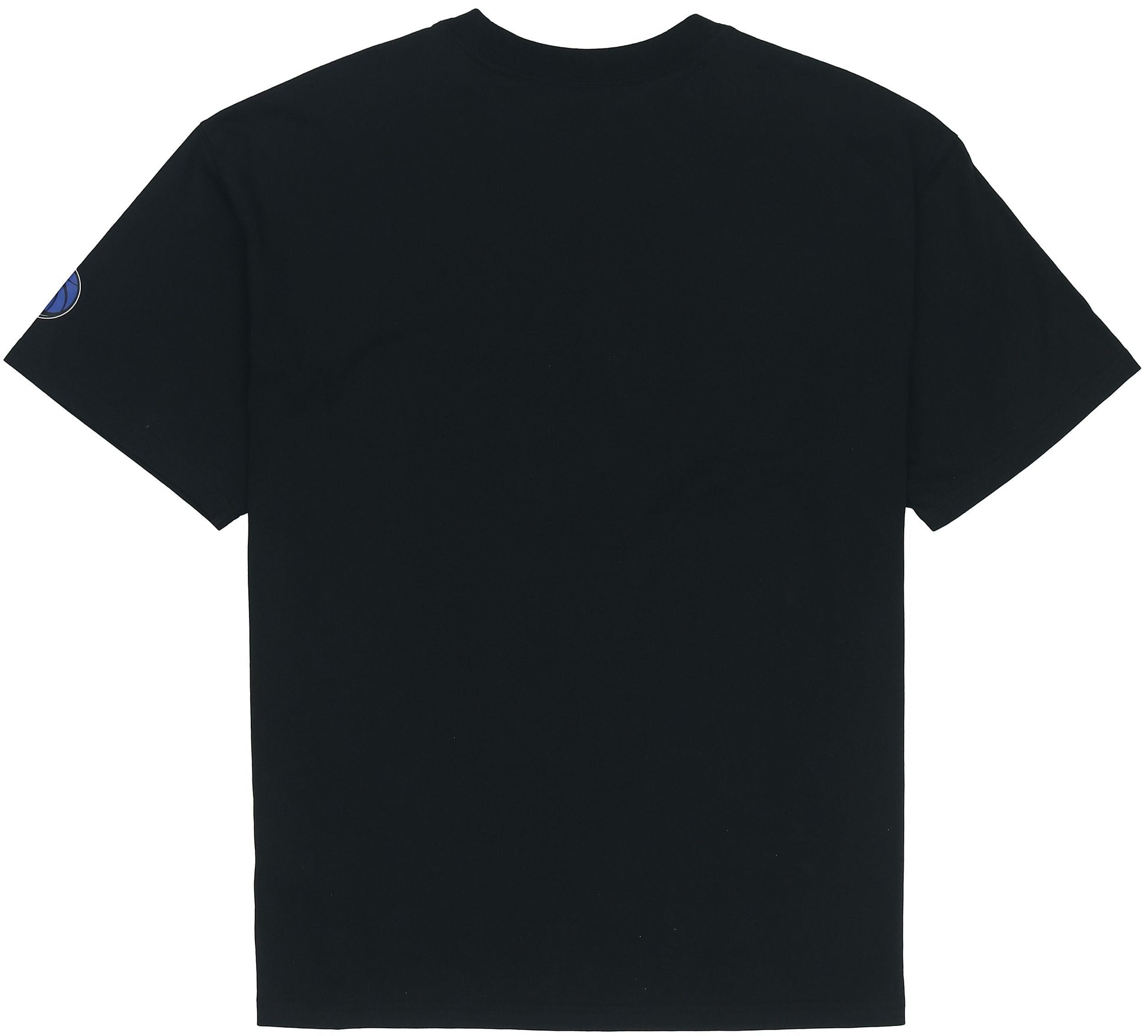 Air Jordan NBA Dallas Mavericks Courtside Chest Alphabet Logo Solid Color Round Neck Short Sleeve Black DJ6541-010