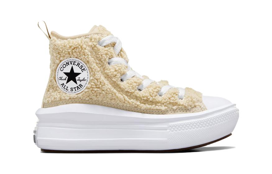 (PS) Converse Chuck Taylor All Star Move Platform High 'Sherpa - Beach Stone' A06795C