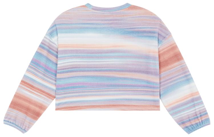 (WMNS) New Balance AT Printed Fleece Crew Asia Sizing 'White Multi' WT21523-WM