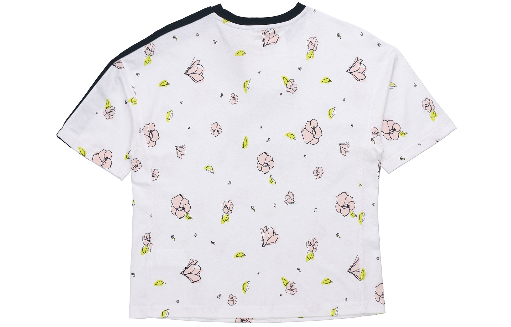 (WMNS) PUMA Casual Full Print Round Neck Short Sleeve White 532043-02
