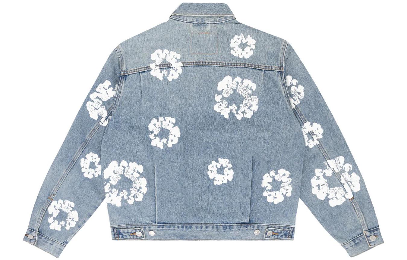 Denim Tears x Levi's Type-2 All Over Wreath 'Light Denim' 802-0003-30
