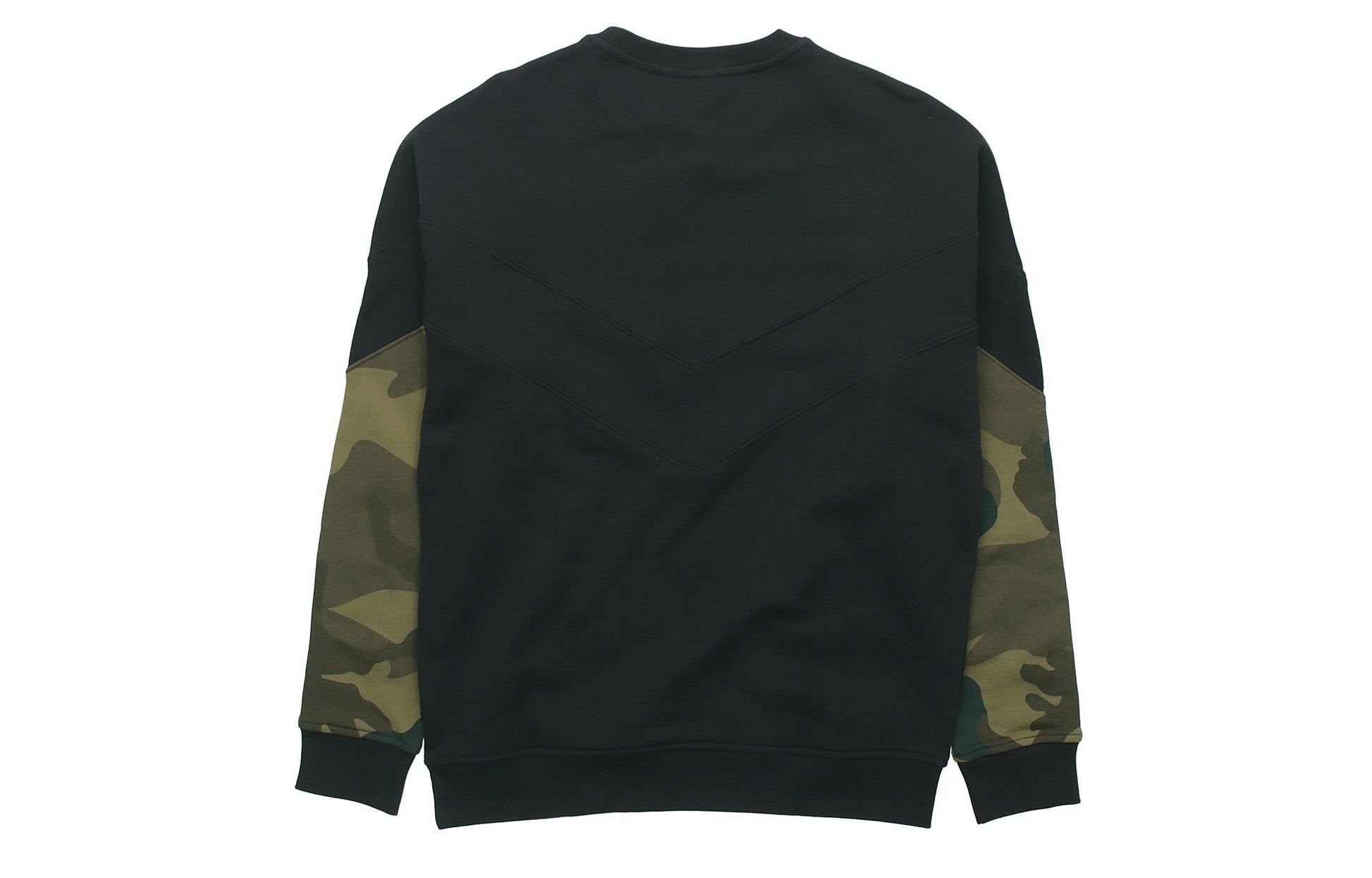 adidas originals Camo Crew Sweat Cotton Pullover Hoody Men Black FM3357