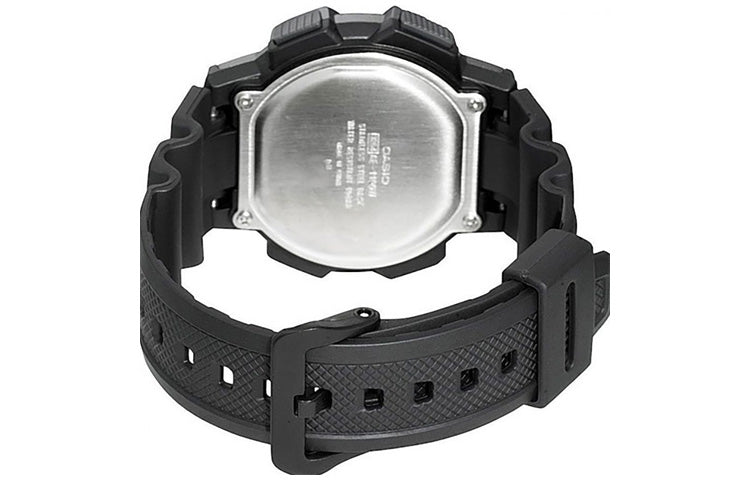 CASIO Sports Quartz Waterproof Mens SilverBlack Analog AE-1100W-1AV
