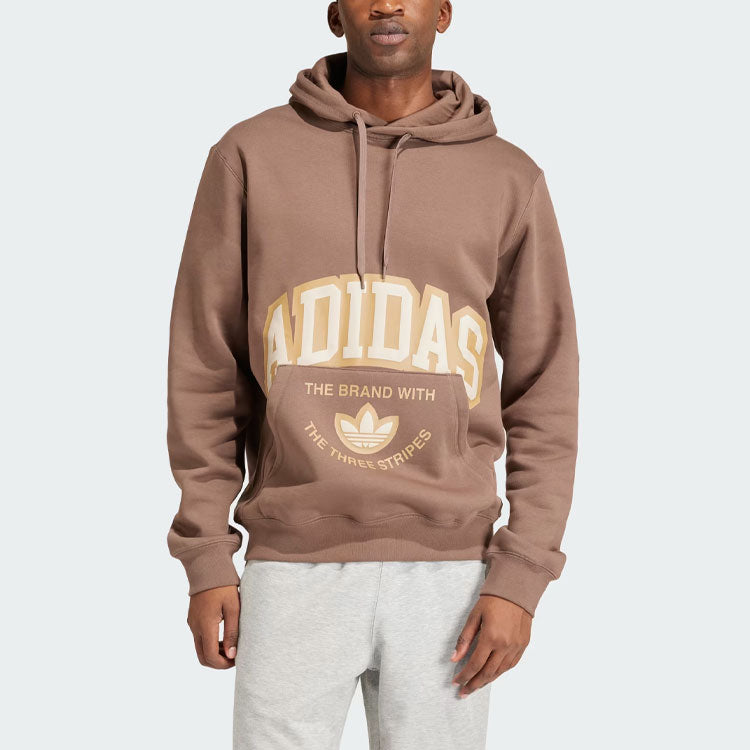 adidas VRCT Pullover Hoodie Asia Sizing 'Brown' IS0237