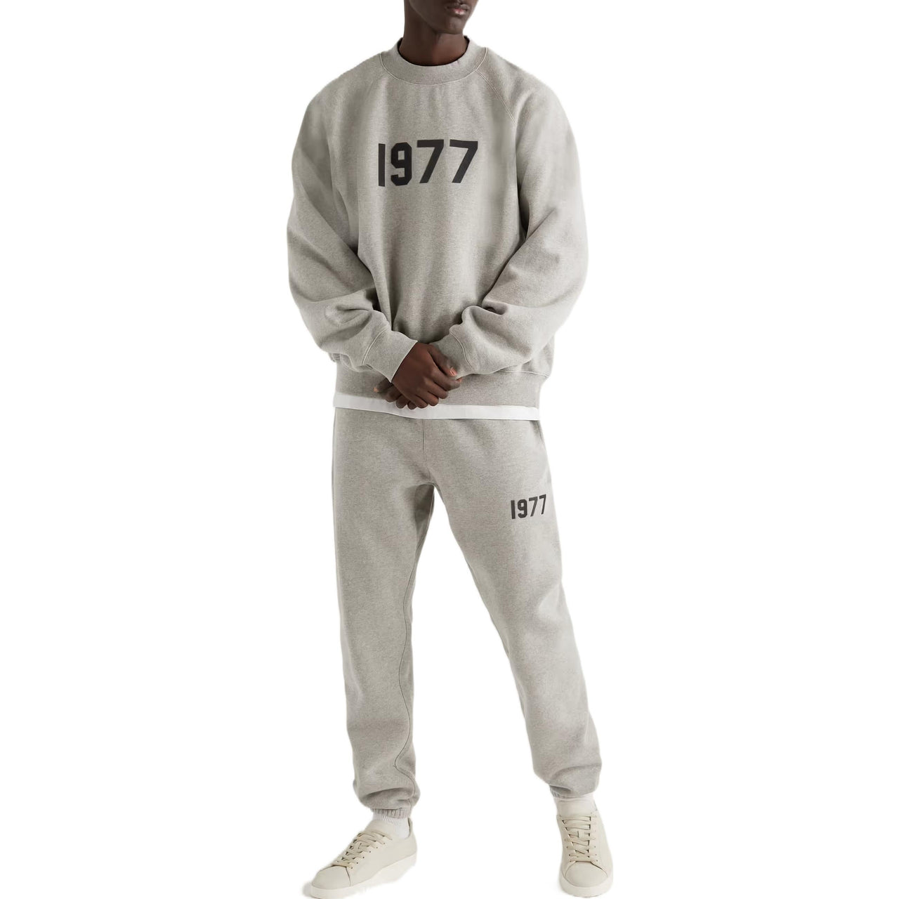 Fear of God Essentials FW22 Crewneck 1977 Dark Oatmeal FOG-FW22-311