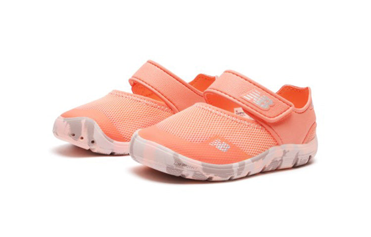 (TD) New Balance 208 Series Velcro Flat Heel Sports Td Pink Orange Sandals 'Pink  Gray' IO208PK2