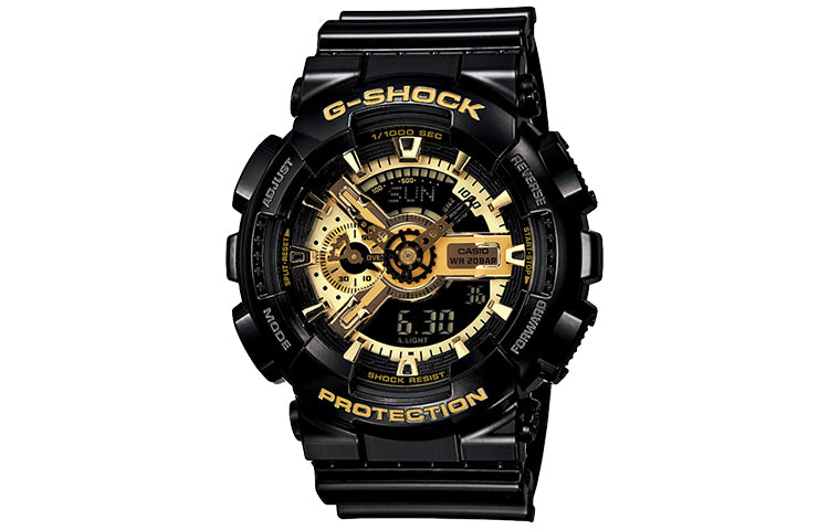 CASIO G-Shock Analog-Digital 'Black' GA-110GB-1A+GMA-S110MP-7A