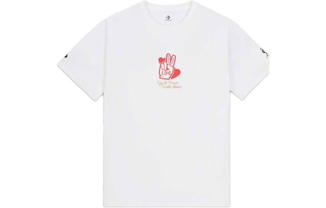 Converse x LFC T-Shirt Asia Sizing 'White' 10025725-A01