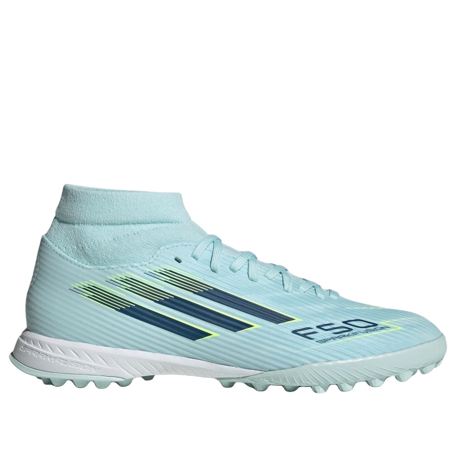 (WMNS) adidas F50 Sparkfusion League Mid Cut TF 'Ice Cold Precision Pack' JR9003