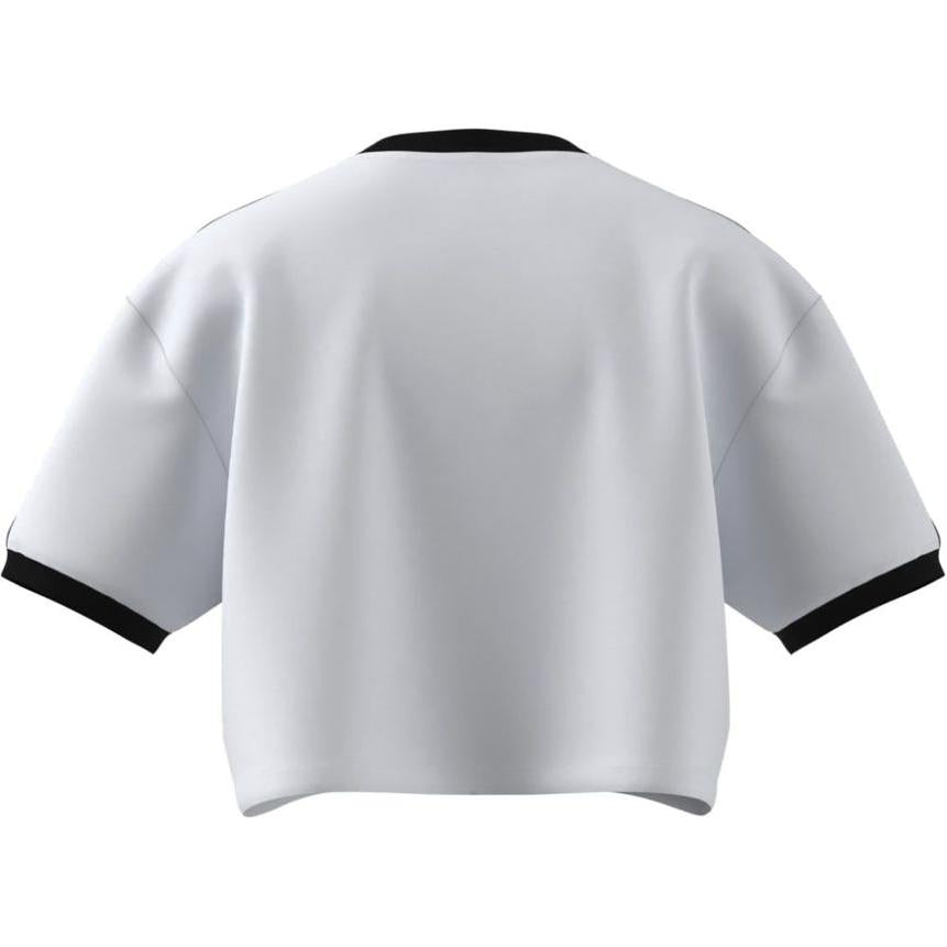 (WMNS) adidas 3s Loose Crop Top Asia Sizing 'White' JC8150