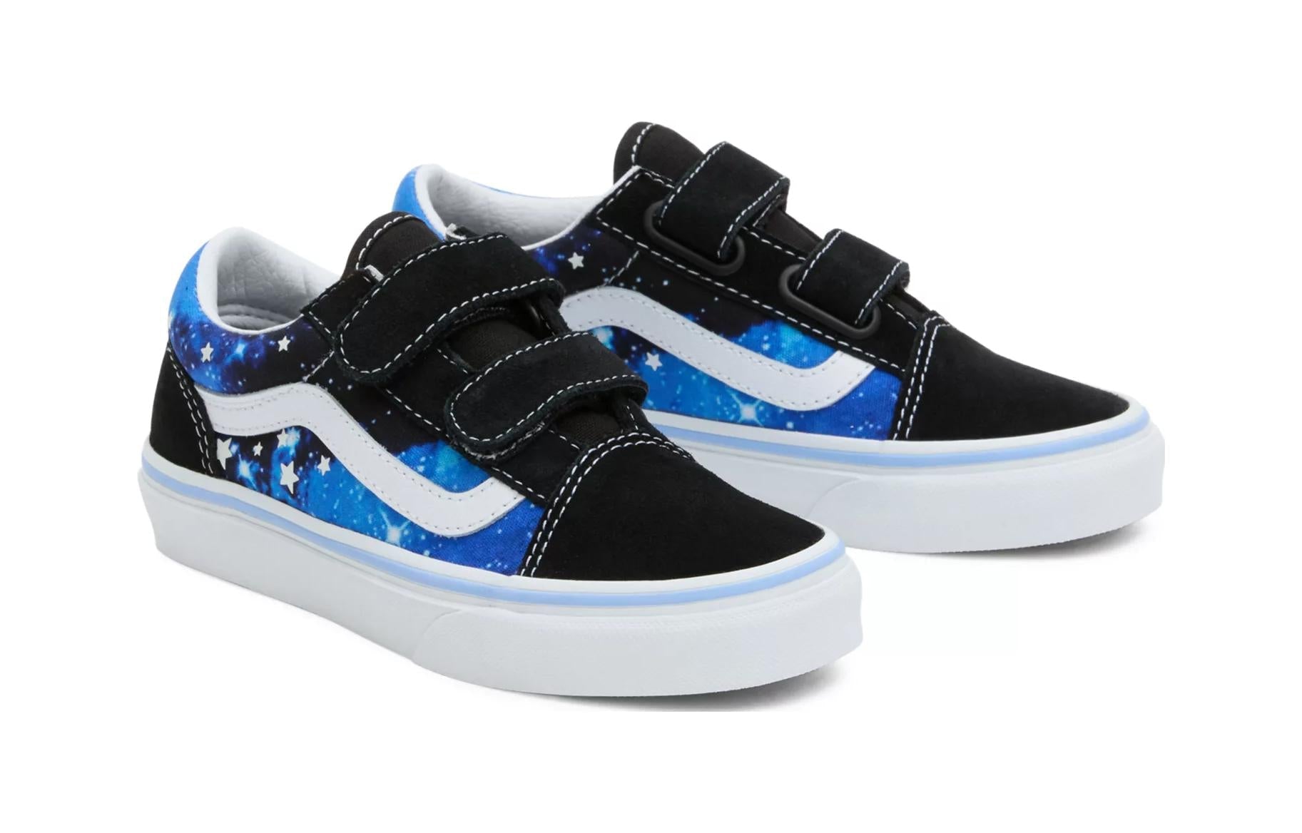 (PS) Vans Old Skool Hook And Loop Shoes 'Black Blue' VN000VHEY61