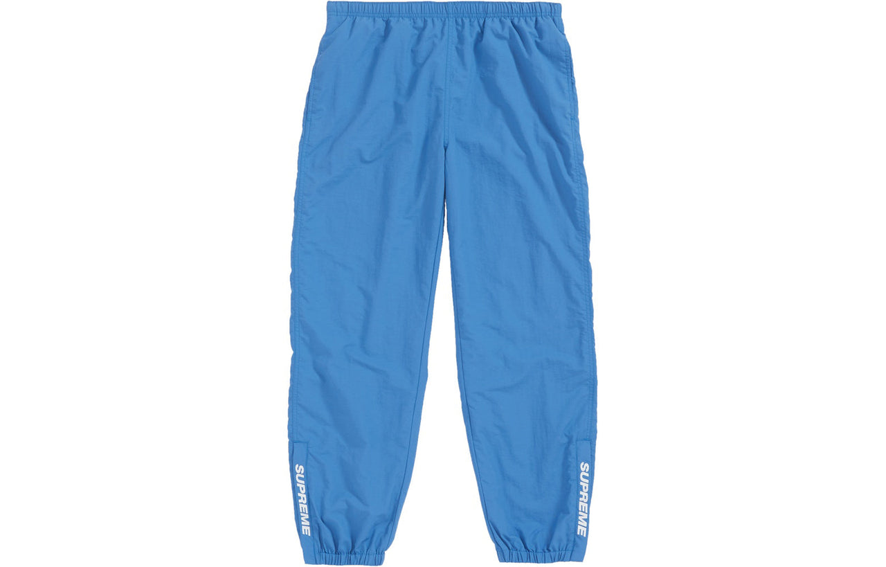 Supreme FW18 Warm Up Pant Light Blue Zipper Small Pants SUP-FW18-766