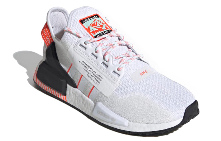 adidas NMD_R1 V2 'White Solar Red' FW6410