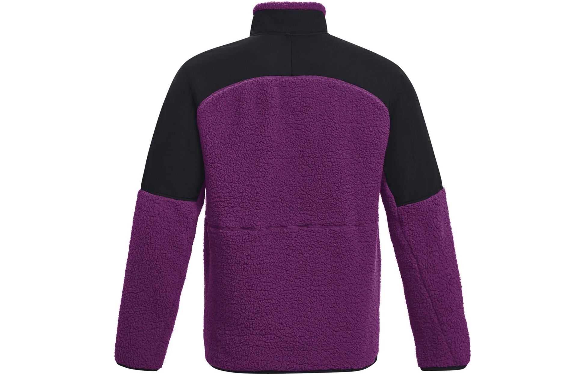 Under Armour Legacy Sherpa 1/2 Zip Jacket 'Black Purple' 1373656-514
