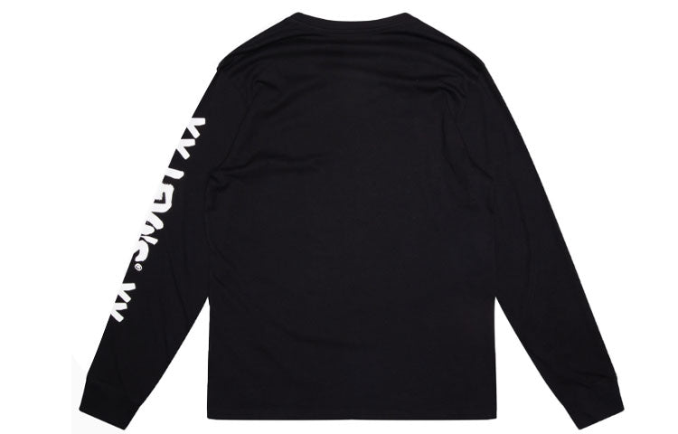 Men's Levis Landscape Printing Long Sleeves Black T-Shirt 36015-0055
