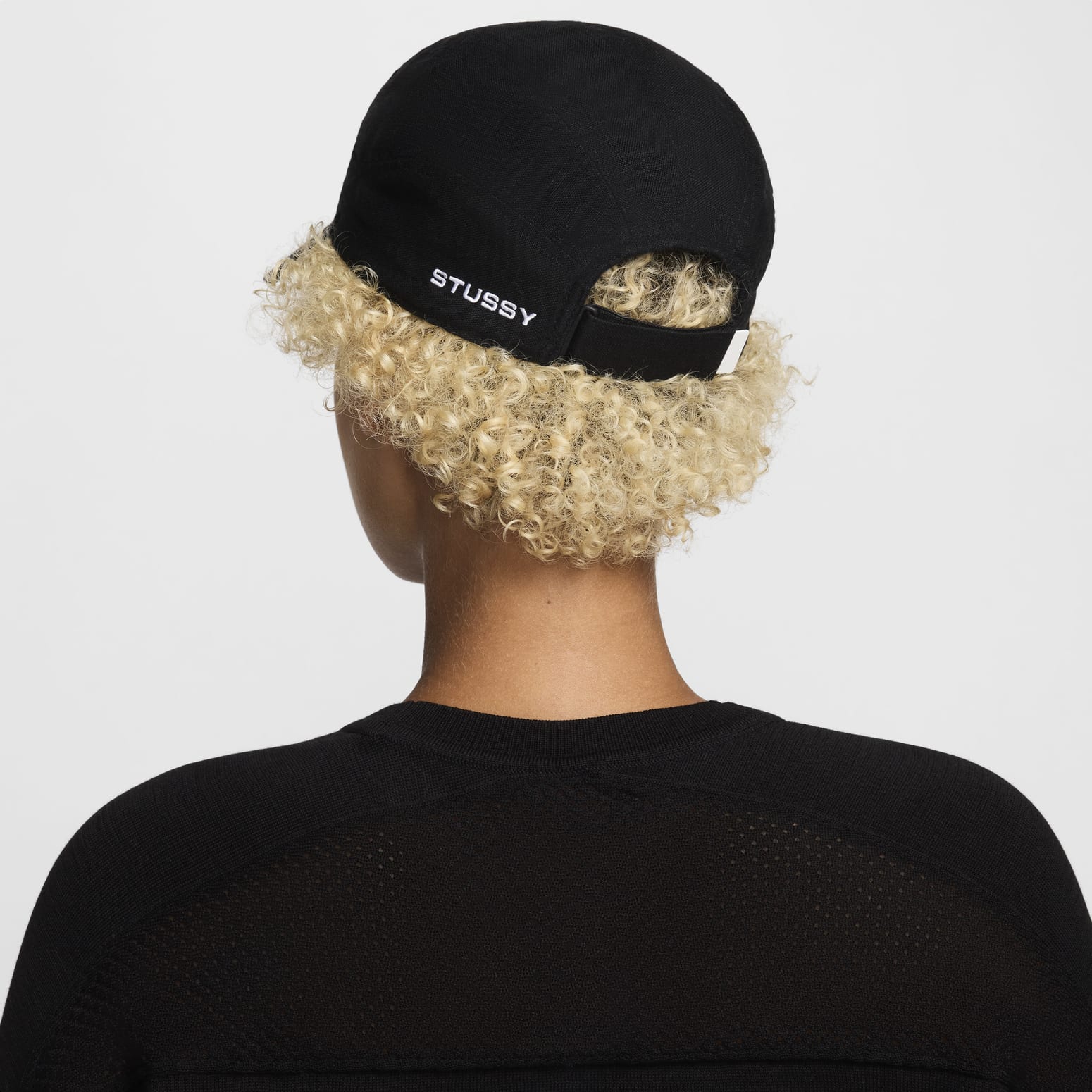 Nike x Stussy Linen Fly Cap 'Black White' HF0008-010