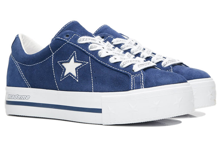 (WMNS) Converse MadeMe x One Star Platform Suede Ox 'Medieval Blue' 562960C
