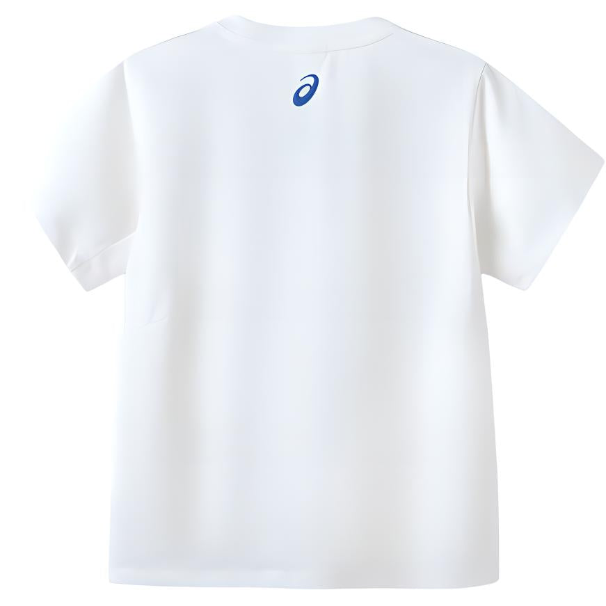 (GS) ASICS Multi-Logo T-Shirt 'White' 332241175028-10