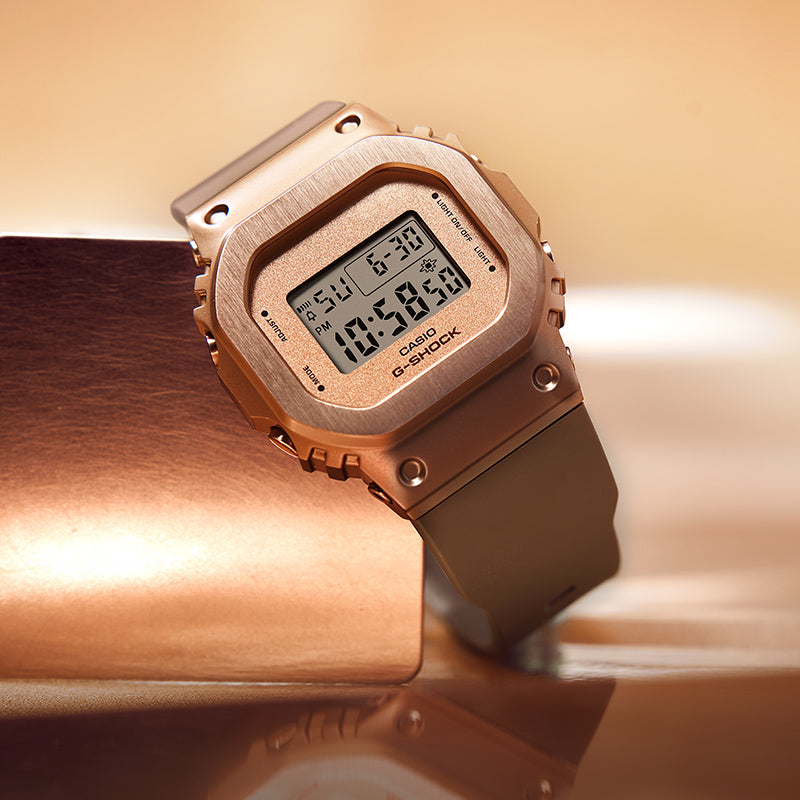CASIO G-Shock Digital 'Rose Gold' GM-S5600BR-5PR