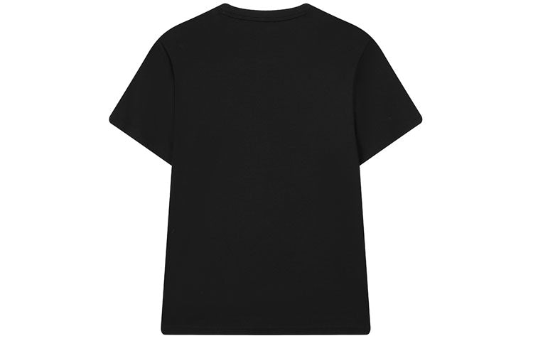 FILA Alphabet Printing Casual Round Neck Sports Short Sleeve Black F11M128108F-BK
