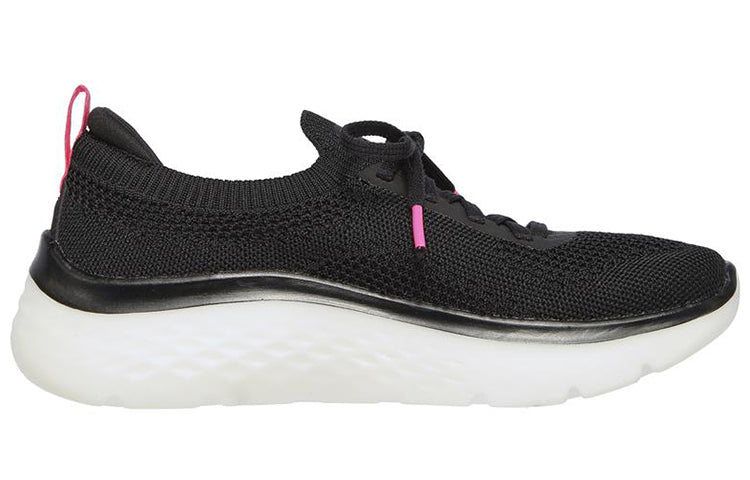 (WMNS) Skechers Go Walk Hyper Burst 'Black' 124585-BKMT