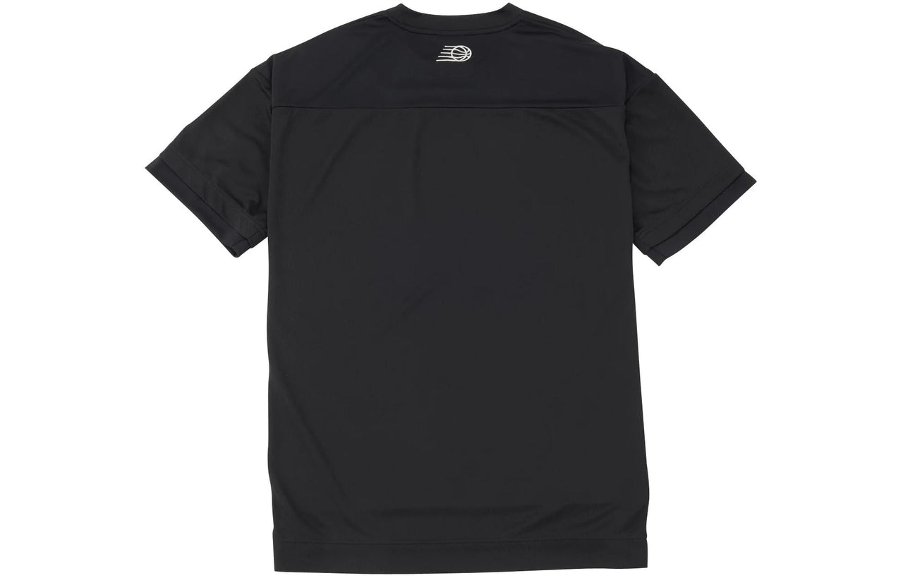 New Balance Linear Logo Honeycomb Mesh T-shirt Asia Sizing 'Black' AMT45072-BK
