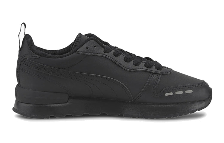 (GS) PUMA R78 Low Top Running Shoes Black 374428-01