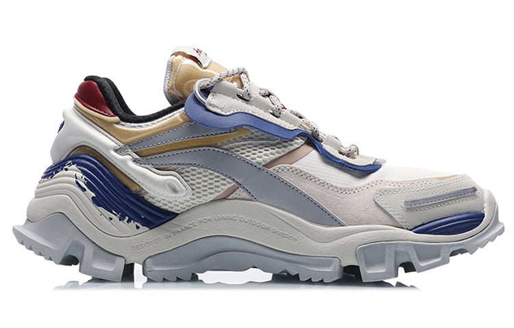 Li-Ning Aurora SkyWalker Y2K Paris Fashion Week 'White Grey Blue' AGCQ057-1