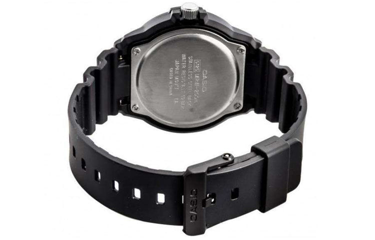 CASIO Sports Waterproof Shockproof Mens Black/Orange Analog MRW-200H-4B