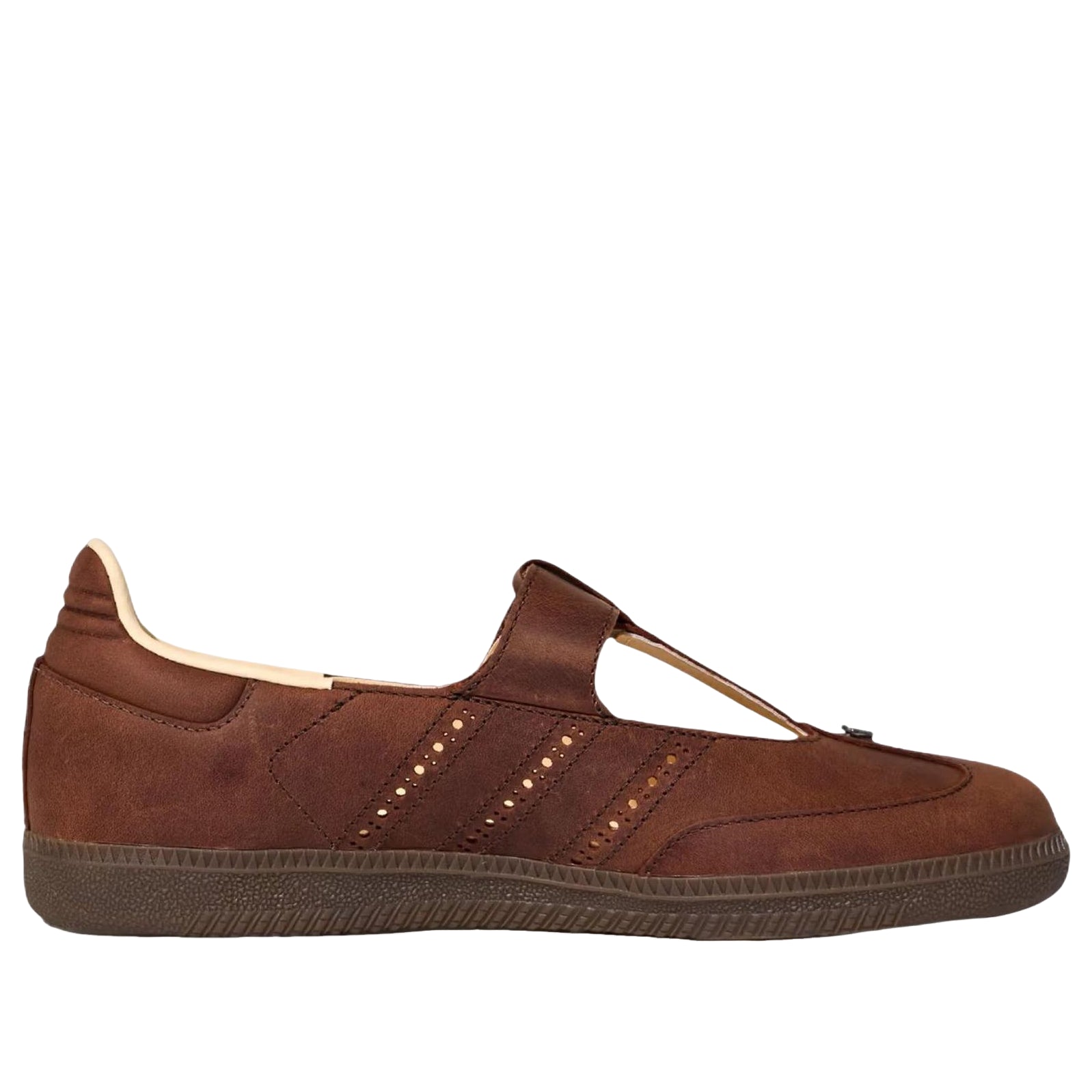 (WMNS) adidas Samba Jane 'Brown Crystal Sand Gum' HP7130